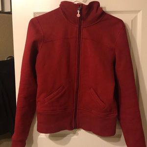 Lululemon Zip Up Jacket Size 8 Red
